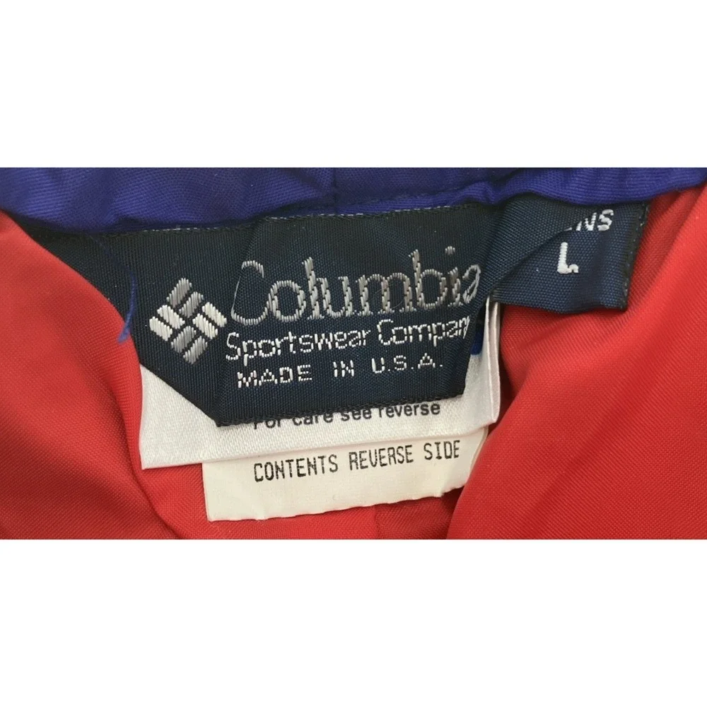 Columbia Wenatchee Pants True Vintage Ultrex Mens Large Purple Made in USA Retro